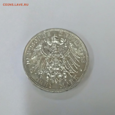 САКСОНИЯ,3 марки 1913г(Фридрих Август I)до 16.12.2019г - IMG_20191213_132300