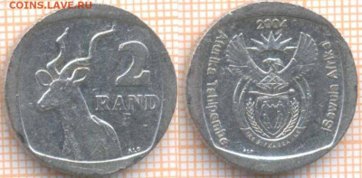 ЮАР 2 ранда 2004 г., до 18.12.2019 г. 22.00 по Москве - ЮАР 2 ранда 2004  7600