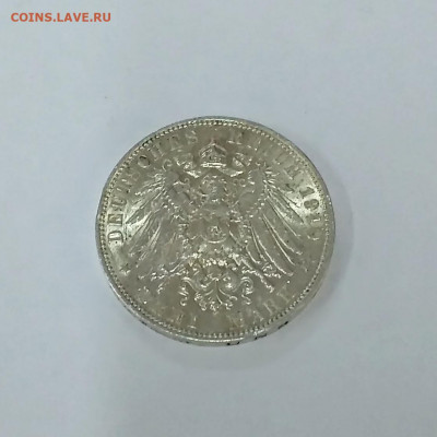 САКСОНИЯ,3 марки 1910г(Фридрих Август I)до 16.12.2019г - IMG_20191213_132759