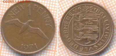 Гернси 1 пенни 1971 г., до 18.12.2019 г. 22.00 по Москве - Гернси 1 пенни 1971 7603