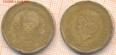 Нидерландские Антиллы 5 гульденов 1998 г., до 18.12.2019 г. - Нидерландские Антиллы 5 гульденов 1998 7604