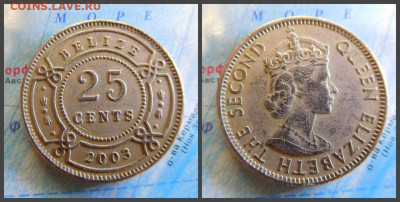 Белиз 25 центов, 2003 - 7