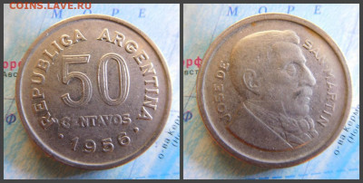 Аргентина 50 сентаво, 1956 - 31