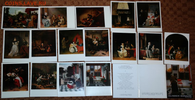 Набор открыток "Голландская жанровая живопись" 1973г. - Голландская жанровая живопись 1973.JPG