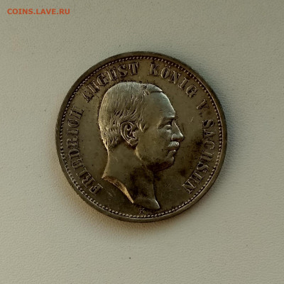 САКСОНИЯ,3 марки 1911г(Фридрих Август I)до 16.12.2019г - IMG_20191214_130727_HDR