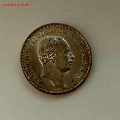 САКСОНИЯ,3 марки 1912г(Фридрих Август I)до 16.12.2019г - IMG_20191214_130005_HDR