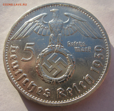Германия 3 рейх 5 рейхсмарок 1939 F свастика до 20.12. 22:00 - IMG_6151.JPG