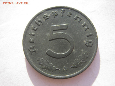 Германия Оккупация союзников 5 пфеннигов 1947 A 20.12. 22:00 - IMG_7009.JPG