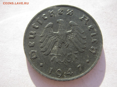 Германия Оккупация союзников 5 пфеннигов 1947 A 20.12. 22:00 - IMG_7010.JPG