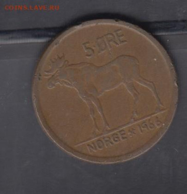 Норвегия 1966 5 оре до 19 12 - 381