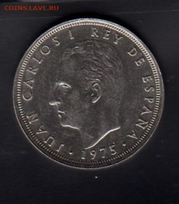 Испания 1975 (78) 25 песет в блеске до 19 12 - 384