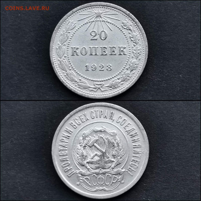 20 копеек 1923 год. Хорошая. До 20.12 - IMG_20191211_174853
