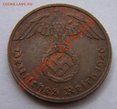 Германия третий рейх 2 пфеннига 1940 год. До 12.08.В 23-00. - 1665911919_1