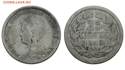 Нидерланды. 25 центов 1915 г. До 18.12.19. - DSH_5585.JPG