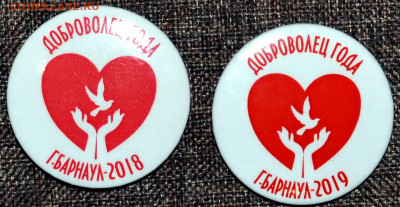 С 1 РУБЛЯ Значки Доброволец Года 2018,2019 БАРНУЛ 20.12.19 - DSC_8347.JPG