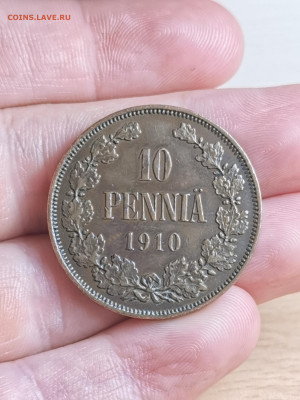 Финляндия 10 пенние 1899, 1910,11,13. Красивые - IMG_20191217_170150