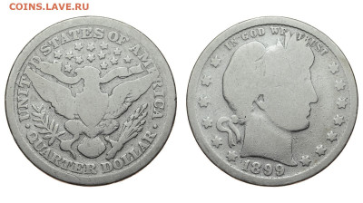 США. 25 центов 1899 г. Барбер. До 18.12.19. - DSH_5539.JPG