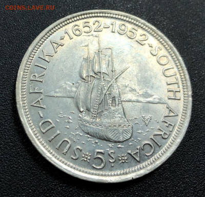 5 шиллингов 1952 ЮАР с 200 руб. до 23.12.19 22:00 - image-17-12-19-11-32-5