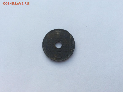 5 пфеннигов 1940 г Оккупация Третий Рейх - 23E197BD-A446-4113-AD8C-DF704BB9D49F