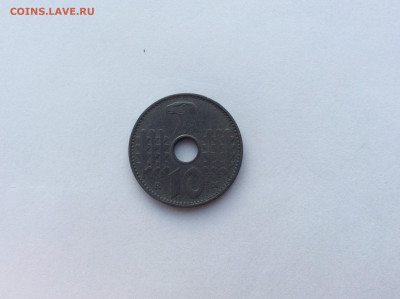 10 пфеннигов 1940 г. Оккупация. Третий Рейх. - 627800B0-641F-48C6-8EF3-AD1985AC4167