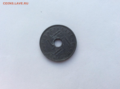 10 пфеннигов 1940 г. Оккупация. Третий Рейх. - 9A1EA46F-073F-4FBC-8F7A-6EEEF143C516