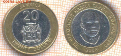 Ямайка 20 долларов 2006 г. , до 24.12.2019 г. 22.00 по Москв - Ямайка 20 долларов 2006 8564