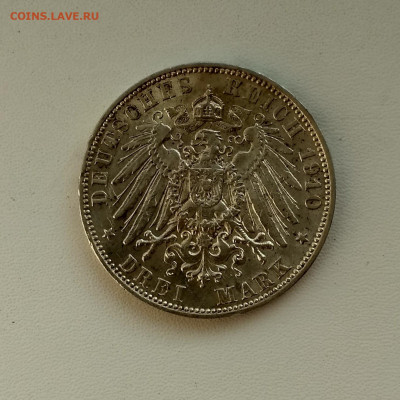 САКСОНИЯ,3 марки 1910г(Фридрих Август I)до 21.12.2019г - IMG_20191214_130126_HDR