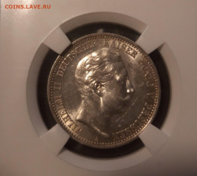 2 марки 1911 А.Вильгельм II AU58 ННР. - 20191220_180214