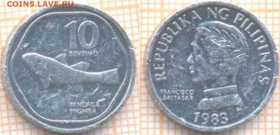 Филиппины 10 сентимо 1983 г. , до 25.12.2019 г. 22.00 по Мо - Филиппины 10 сентимо 1983 7670
