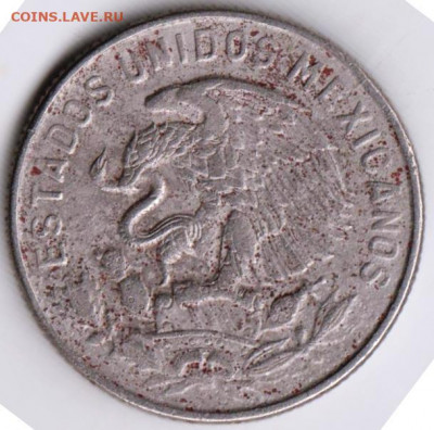 Мексика 50 сентаво 1968 г. до 24.00 24.12.19 г. - 037