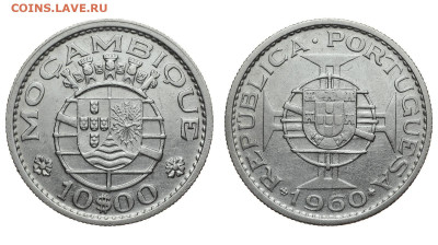 Мозамбик. 10 эскудо 1960 г. До 25.12.19. - DSH_5725.JPG