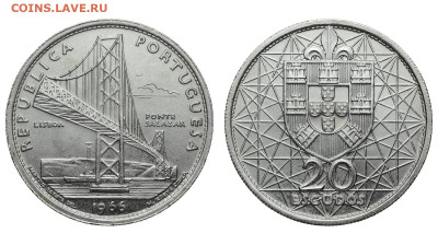 Португалия. 20 эскудо 1966 г. Мост. До 25.12.19. - DSH_5729.JPG