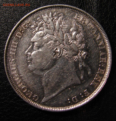 Англия, шиллинги 1825 и 1870 - 1825а