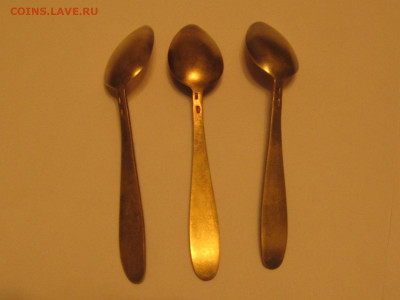 Чайные ложки 5шт серебро эмаль звезда 916 - IMG_4126.JPG