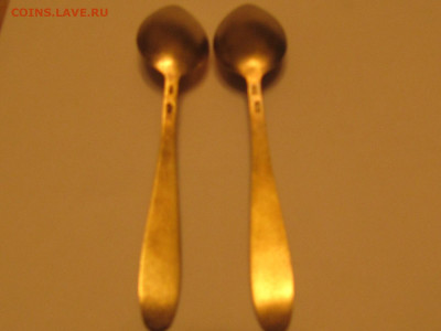 Чайные ложки 5шт серебро эмаль звезда 916 - IMG_4127.JPG