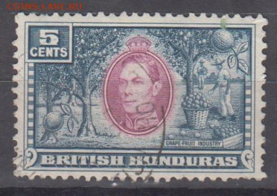 Колонии Британский Гондурас 1938 1м 5ц до 27 12 - 892