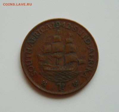 Британская Южная Африка 1 пенни 1942 г.(Парусник)до 26.12.19 - DSCN9886.JPG