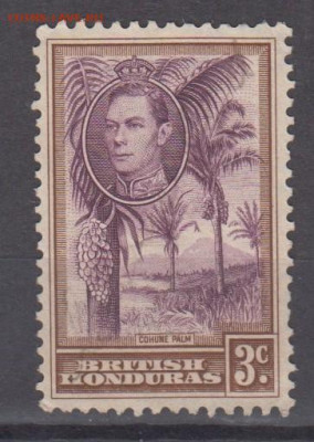 Колонии Британский Гондурас 1938 1м 3ц до 27 12 - 900