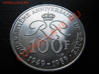 Монако 100 франков 1989 серебро  до 10.08 в 21.00 М - IMG_0118