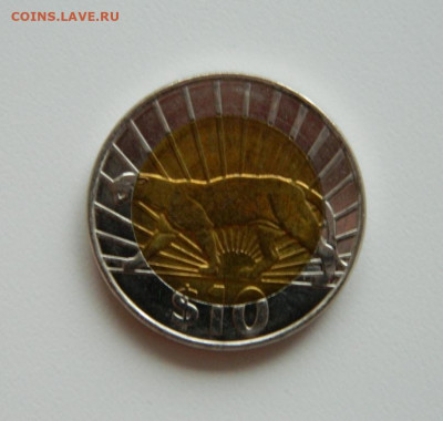 Уругвай 10 песо 2011 г. (Фауна)БИМ до 26.12.19 - DSCN9953.JPG