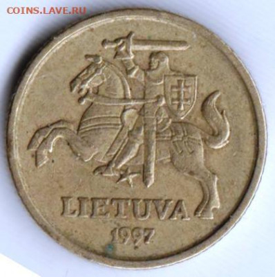 Литва 10 сенти 1997 г. до 24.00 31.12.19 г. - 009