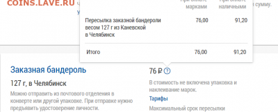 Почтовые расходы - простое