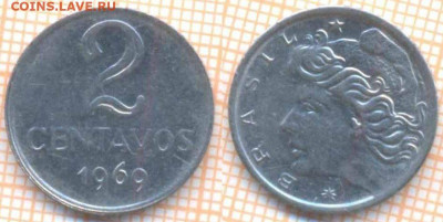 Бразилия 2 сентаво 1969 г. , до 30.12.2019 г. 22.00 по Москв - Бразилия 2 сентаво 1969 7758