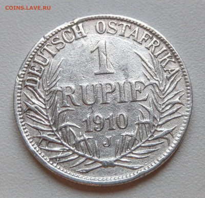 Германская Ост-Африка 1 рупия 1910J до 28.12 - IMAG4920~2