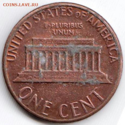 США 1 цент 1982 г. D до 24.00 03.01.20 г. - 062
