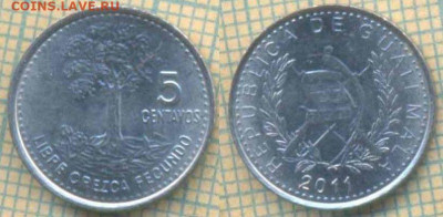 Гватемала 5 сентаво 2011 г. , до 03.01.2020 г. 22.00 по Моск - Гватемала 5 сентаво 2011  6194