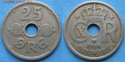 Дания 25 эре 1924 до 04-01-20 в 22:00 - Дания 25 эре 1924    9428