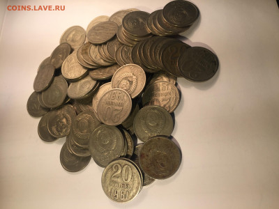 Послереформенные СССР 20коп 90шт - 99C5F736-B803-4118-973B-D6BB3F5E5BA6