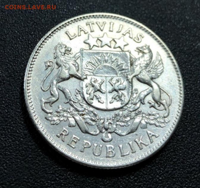 2 лата 1925 Латвия с 200 руб. до 5.01.20 22:00 - image-28-12-19-10-54-7