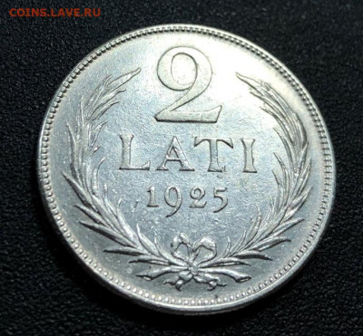 2 лата 1925 Латвия с 200 руб. до 5.01.20 22:00 - image-28-12-19-10-54-5